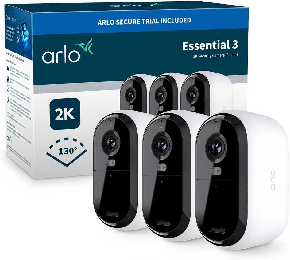 ARLO Essential 3 2K apsaugos kamera