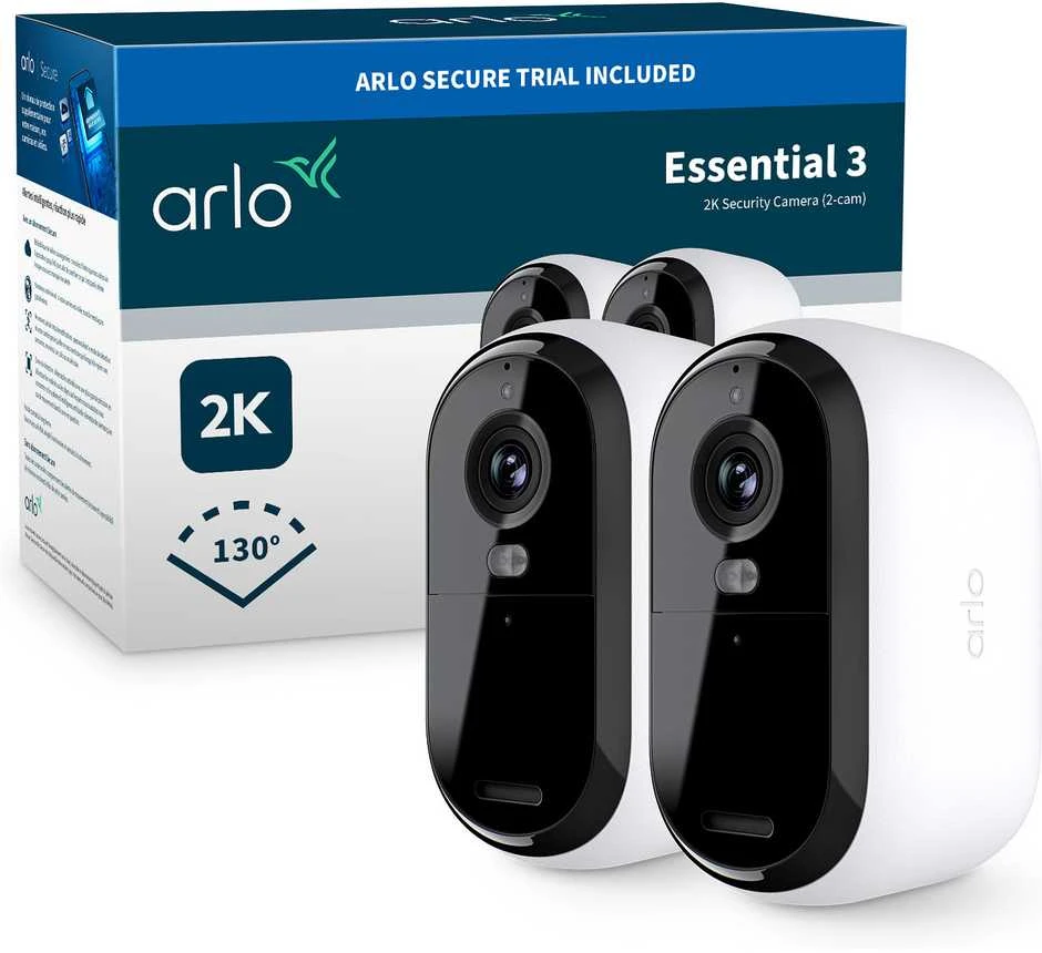 ARLO Essential 3 2K apsaugos kamera
