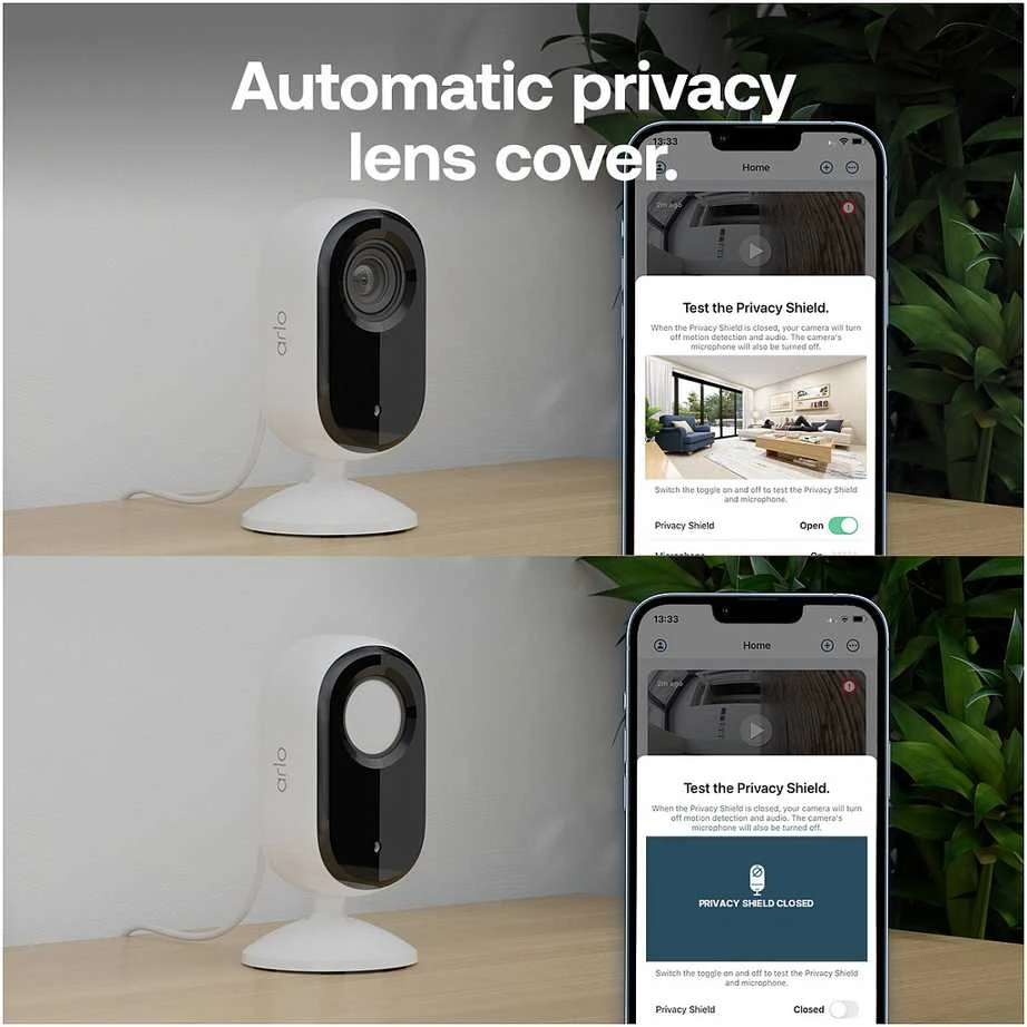 ARLO Essential 3 2K vidaus apsaugos kamera