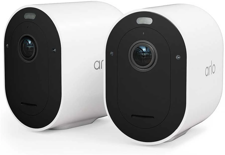 Kamera IP Arlo Arlo Pro 5 Spotlight, stebėjimo kamera (balta/juoda, 2 vnt. pakuotėje, WiFi, prožektorius, 2K raiška)