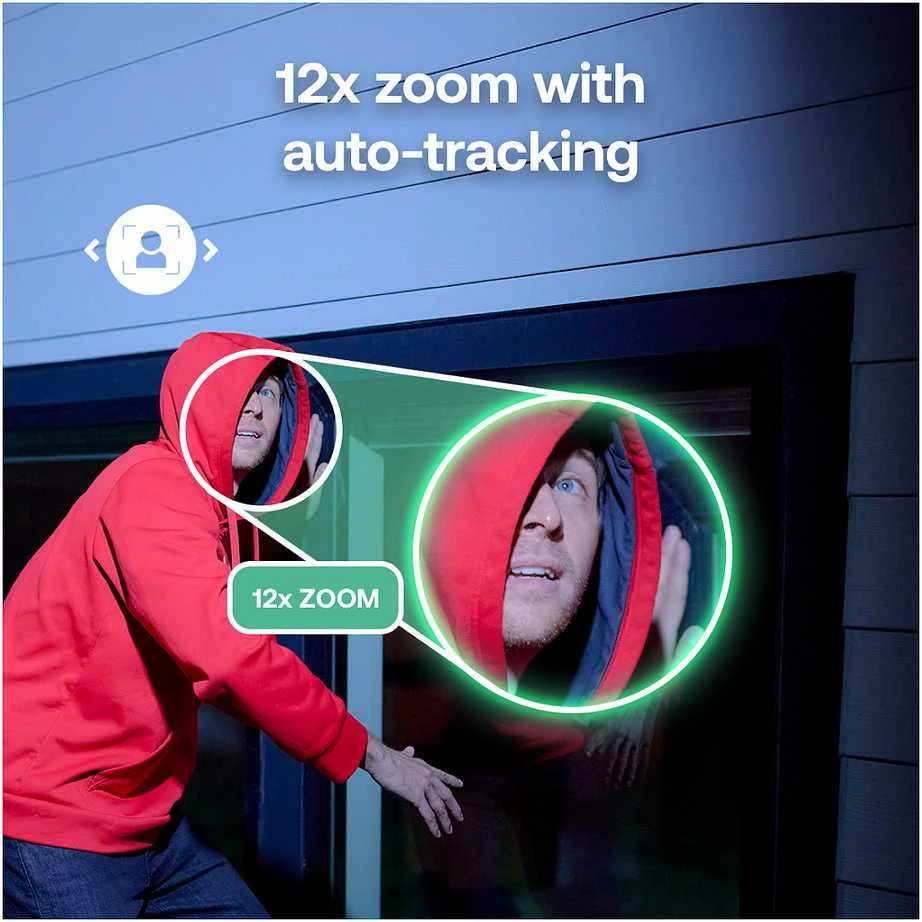 „Kamera IP Arlo Ultra 3“ apsaugos kameros rinkinys su 3 kameromis ir saulės baterija (VMC5350-111EUS)