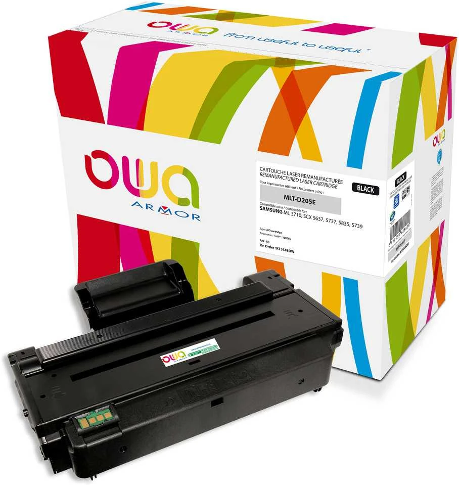 OWA Armor toner pro SAMSUNG ML 3710, SCX5637, 5737, 5739, 10000 Stran, MLTD205E, juoda/juodas (MLT-D205E,SU951A)