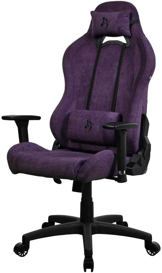 Arozzi TORRETTA žaidimų kėdė Soft Fabric | Violetinės spalvos
