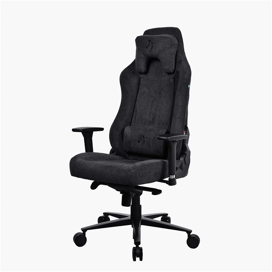 Žaidimų kėdė Arozzi VERNAZZA Soft Fabric | Juoda