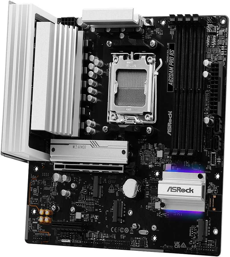 Asrock A620AM-X pagrindinė plokštė AMD A620 Socket AM5 micro ATX