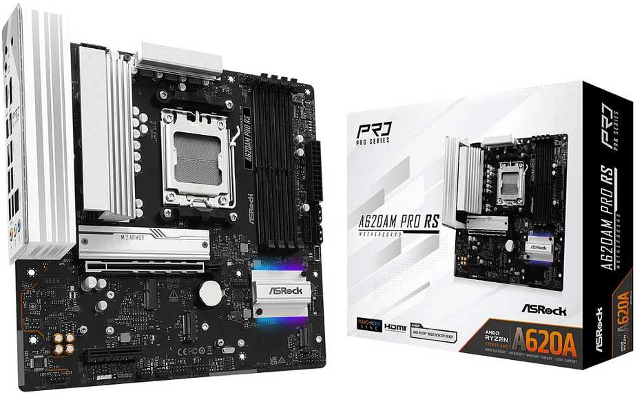 Asrock A620AM-X pagrindinė plokštė AMD A620 Socket AM5 micro ATX
