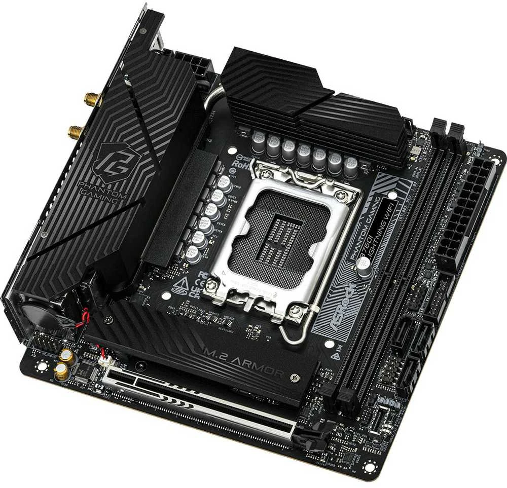 Pagrindinė plokštė ASRock B760I Lightning WiFi, Mini-ITX