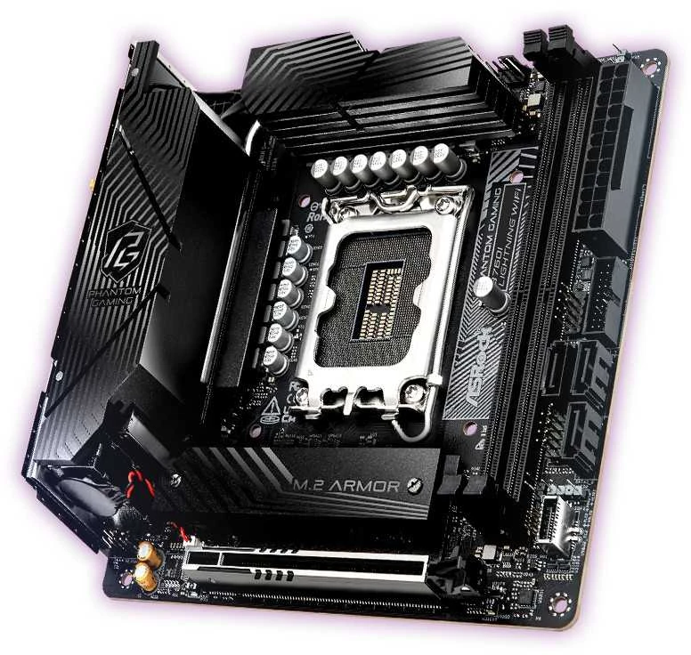 Pagrindinė plokštė ASRock B760I Lightning WiFi, Mini-ITX