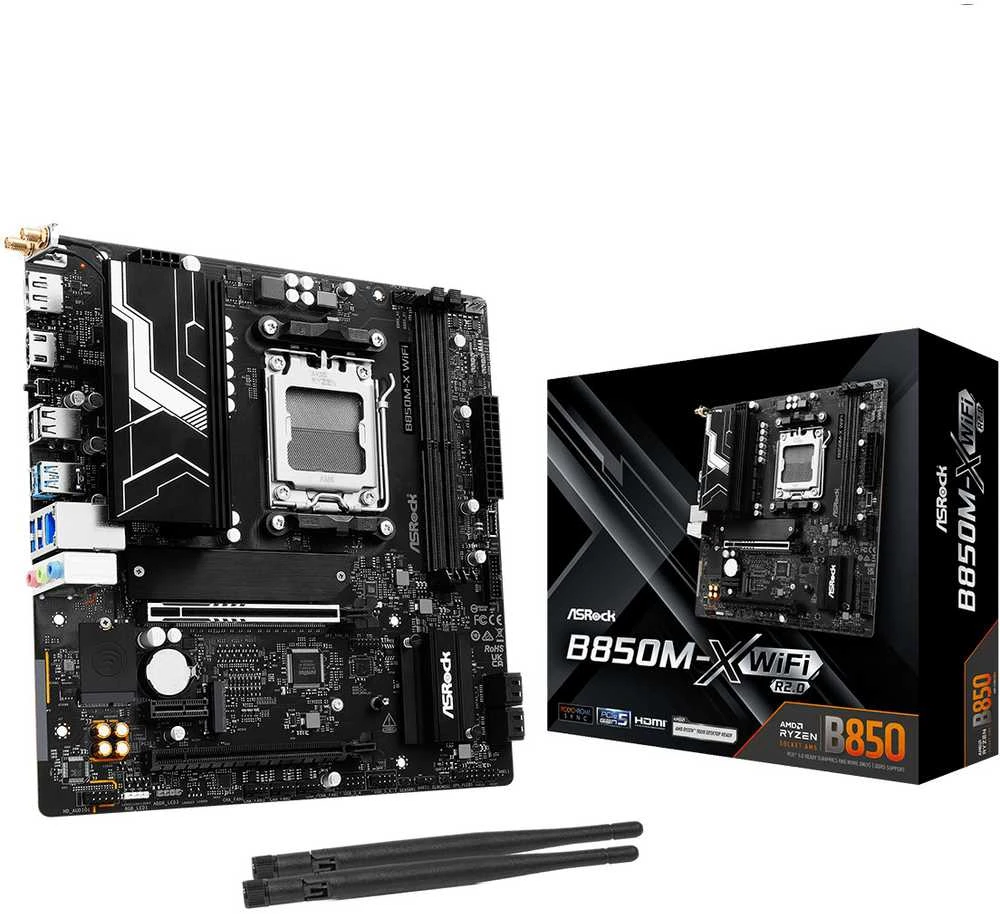 Asrock B850M-X WiFi R2 AMD B850 Socket AM5 micro ATX