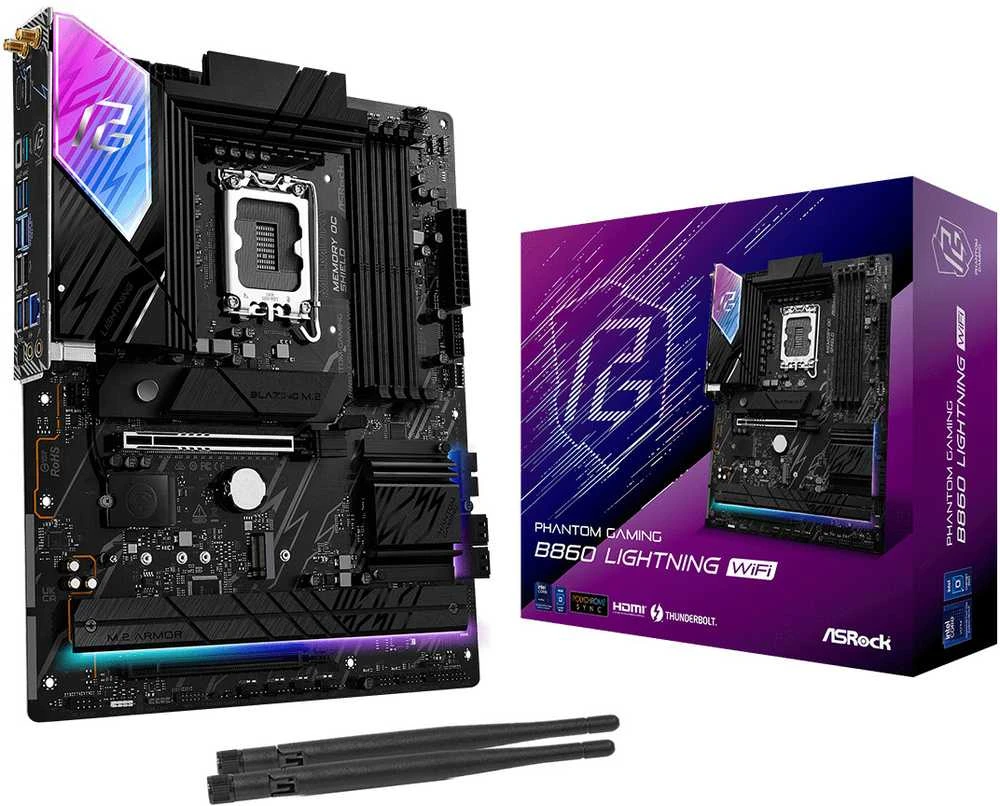 Pagrindinė plokštė ASRock B860 Lightning WiFi