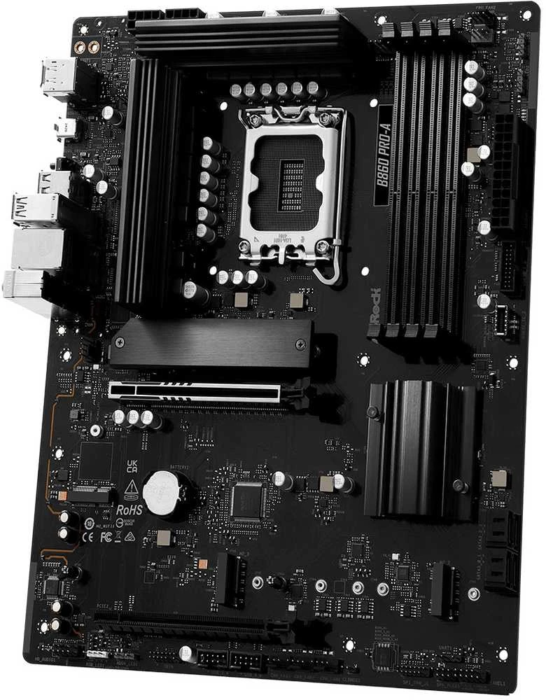 Asrock B860 Pro-A Intel B860 LGA 1851 (Socket V1) ATX pagrindinė plokštė