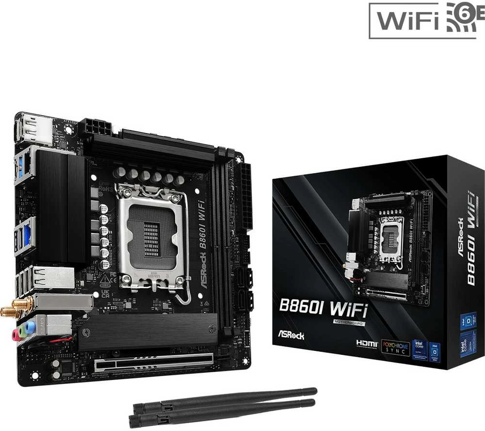 Asrock B860I WiFi Intel B860 LGA 1851 (Socket V1) mini ITX