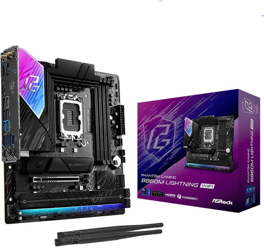 Pagrindinė plokštė – ASRock B860M Lightning WiFi