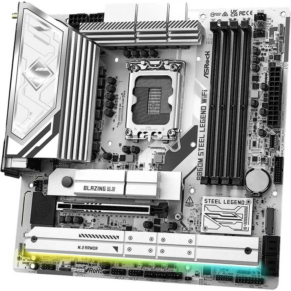 Pagrindinė plokštė ASRock B860M Steel Legend WiFi