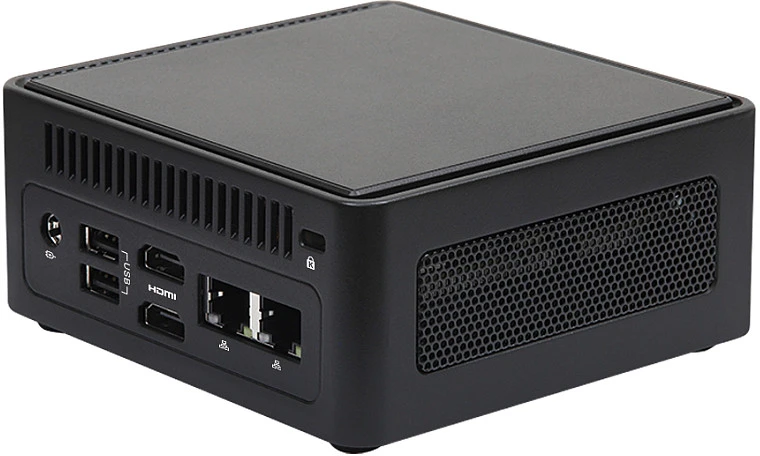 Asrock 4X4 BOX-8640U SFF Juoda Socket FP7 3,5 GHz
