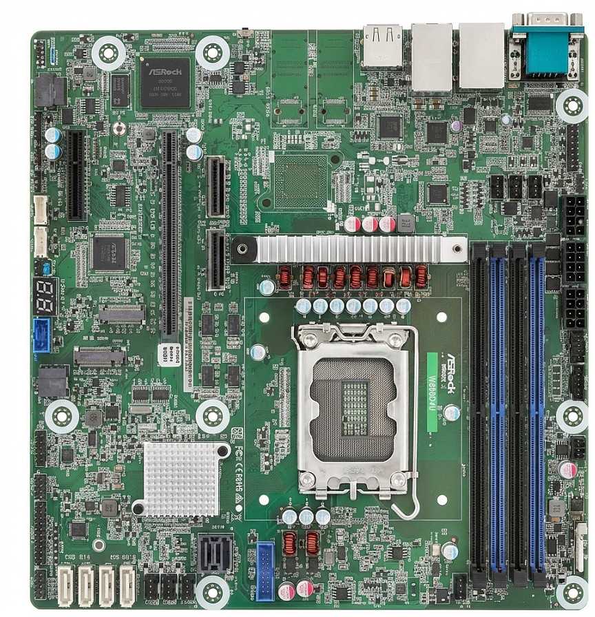 ASRock FCE32 pagrindinė plokštė AF677 Micro-ATX lizdas LGA 1851 vienas