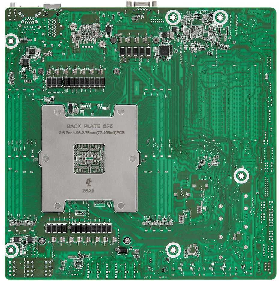 Pagrindinė plokštė Asrock GENOAD8UD-2T/X550 pagrindinės plokštės lizdas SP5 microBTX