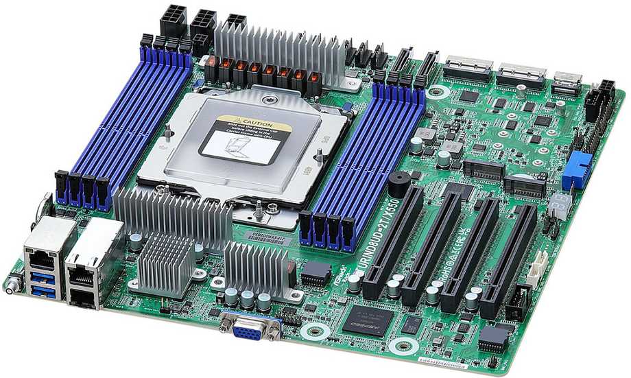 ASRock Pagrindinė plokštė TURIND8UD-2T/X550 gilus „Micro-ATX“ lizdas SP5 viengubas