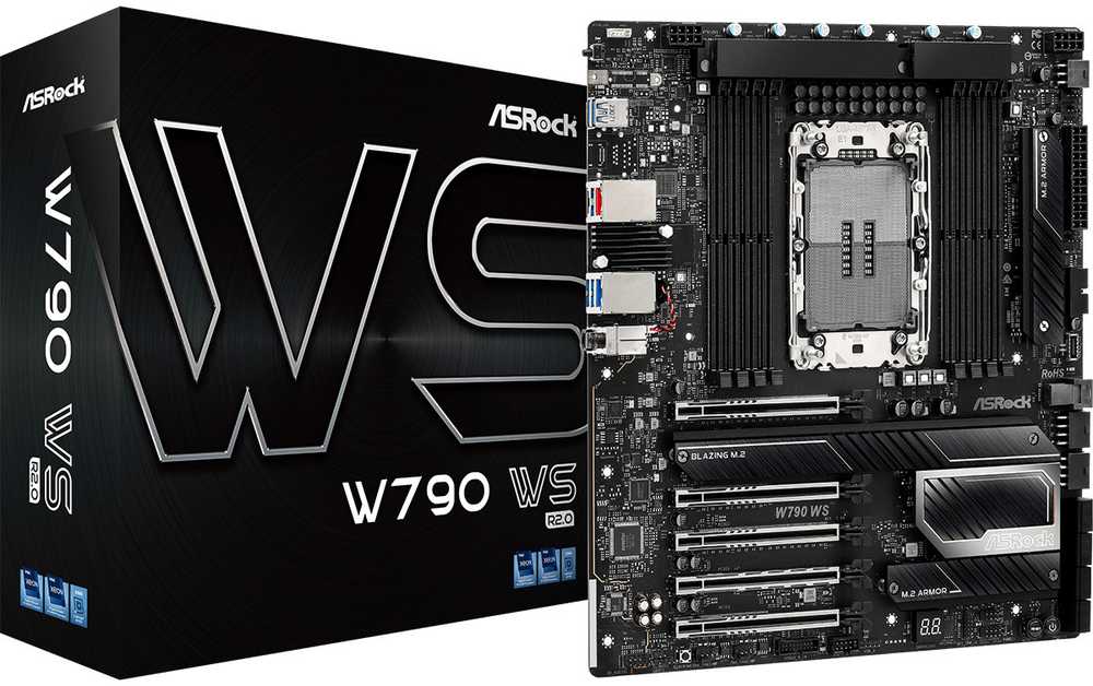 Pagrindinė plokštė Motininė Plokštė - ASRock W790 WS R2.0