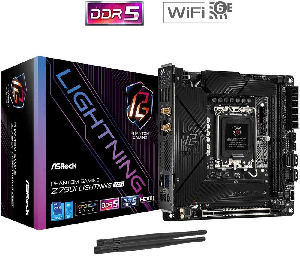 Pagrindinė plokštė Asrock Z790I LIGHTNING WIFI, mini-ITX, LGA 1700