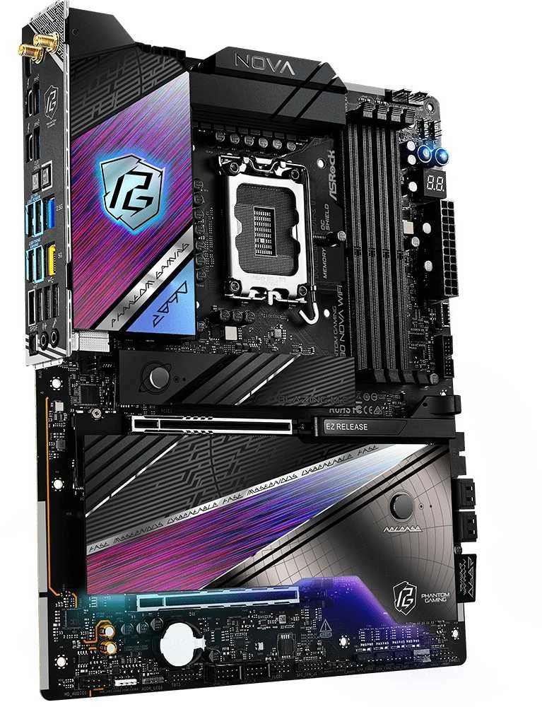 ASRock Phantom Gaming Z890 Nova WiFi Intel Z890 LGA 1851 (Socket V1) ATX pagrindinė plokštė