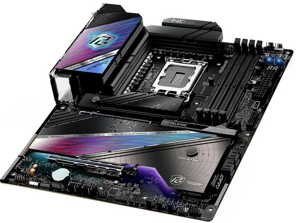 ASRock Phantom Gaming Z890 Nova WiFi Intel Z890 LGA 1851 (Socket V1) ATX pagrindinė plokštė