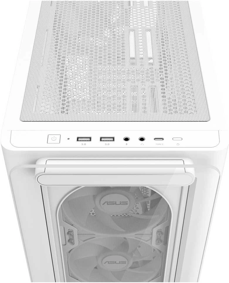 ASUS A23 PLUS ARGB Baltas Computer Case Baltas