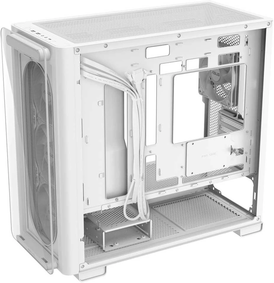 ASUS A23 PLUS ARGB Baltas Computer Case Baltas