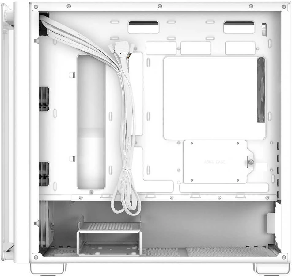 ASUS A23 PLUS ARGB Baltas Computer Case Baltas
