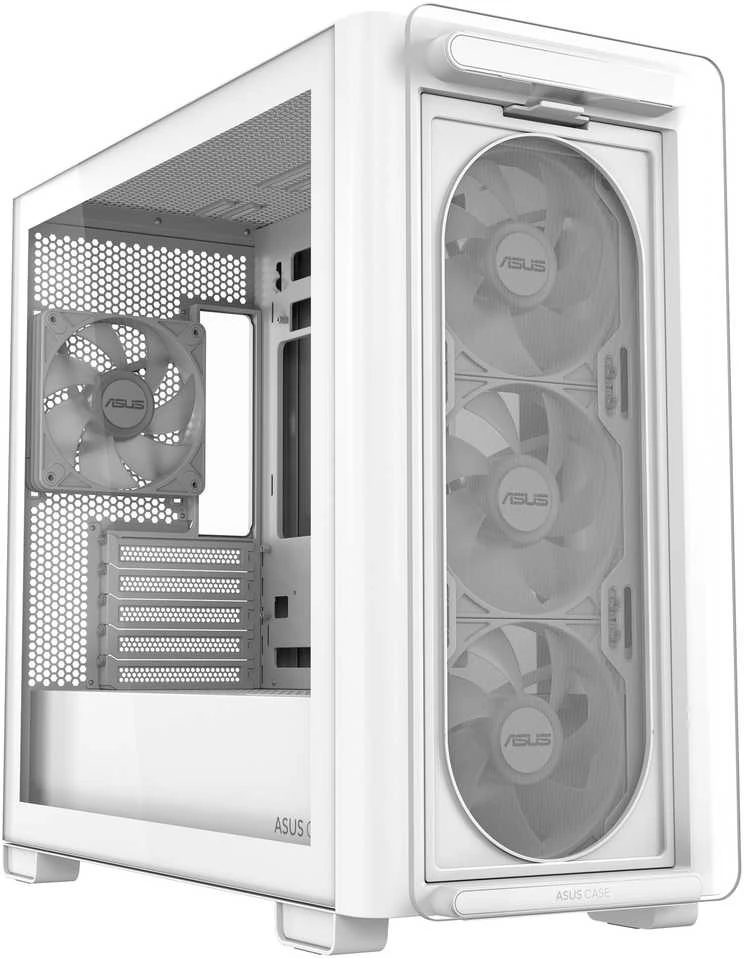 ASUS A23 PLUS ARGB Baltas Computer Case Baltas