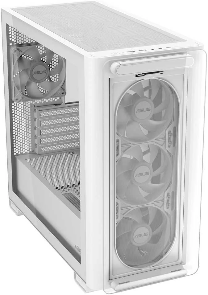 ASUS A23 PLUS ARGB Baltas Computer Case Baltas