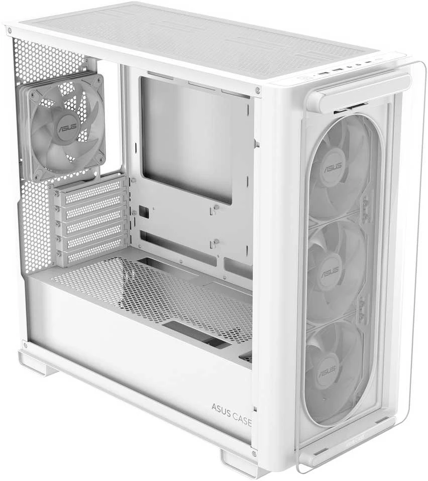 ASUS A23 PLUS ARGB Baltas Computer Case Baltas