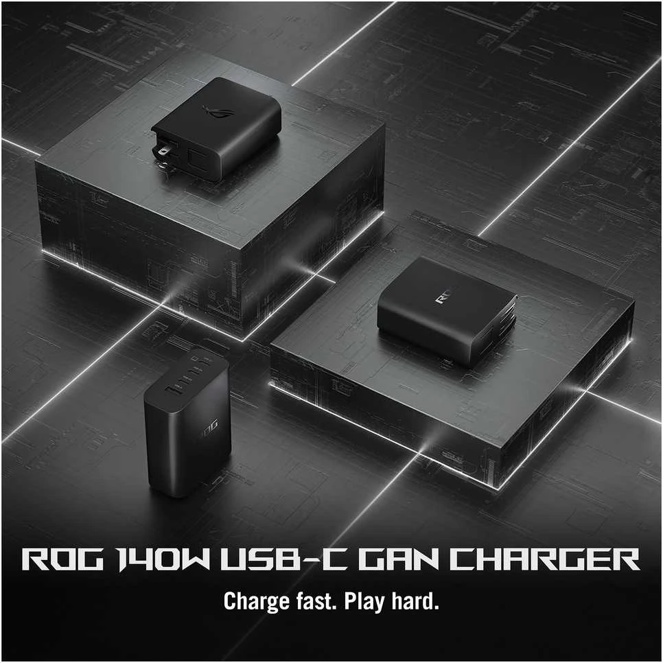 Asus ROG 140W USB-C GaN įkroviklis