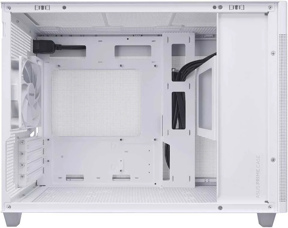 Kompiuterio korpusas ASUS Prime AP201 MicroATX Case/Baltos spalvos
