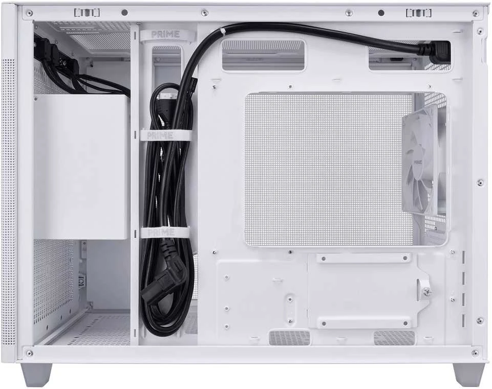 Kompiuterio korpusas ASUS Prime AP201 MicroATX Case/Baltos spalvos
