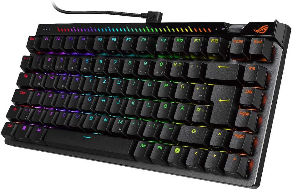 Klaviatūra Asus ROG Falchion Ace 75 HE ROG HFX V2 (90MP047H-BKDA20)