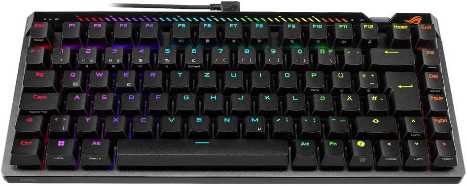 Klaviatūra Asus ROG Falchion Ace 75 HE ROG HFX V2 (90MP047H-BKDA20)