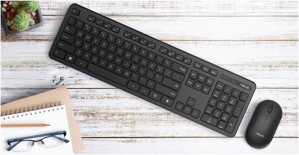 ASUS CW100 Klaviatūra-Maus-Set juodas
