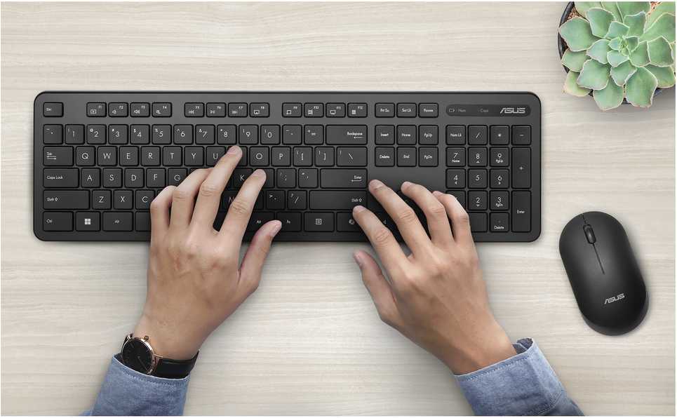 ASUS CW100 Klaviatūra-Maus-Set juodas