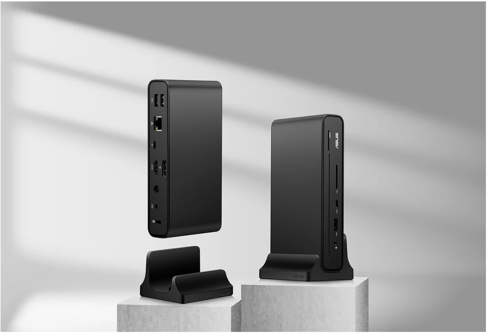 Asus | DC300 trijų ekranų USB-C dokas | 90XB08CN-BDS090 | DisplayPort jungčių kiekis: 1 | HDMI jungčių kiekis: 1 | Ethernet LAN