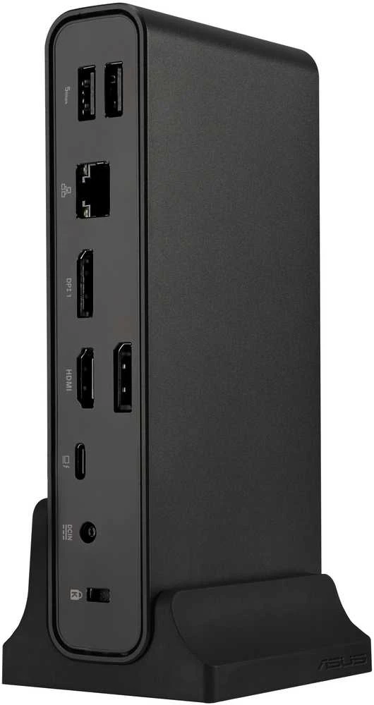 „Asus Triple Screen USB-C Dock Duo DC301 Duo“ | 90XB0A5N-BDS010 | Ethernet LAN (RJ-45) jungtys: 1 | DisplayPort jungčių kiekis: 2 | HDMI jungčių kiekis: 1