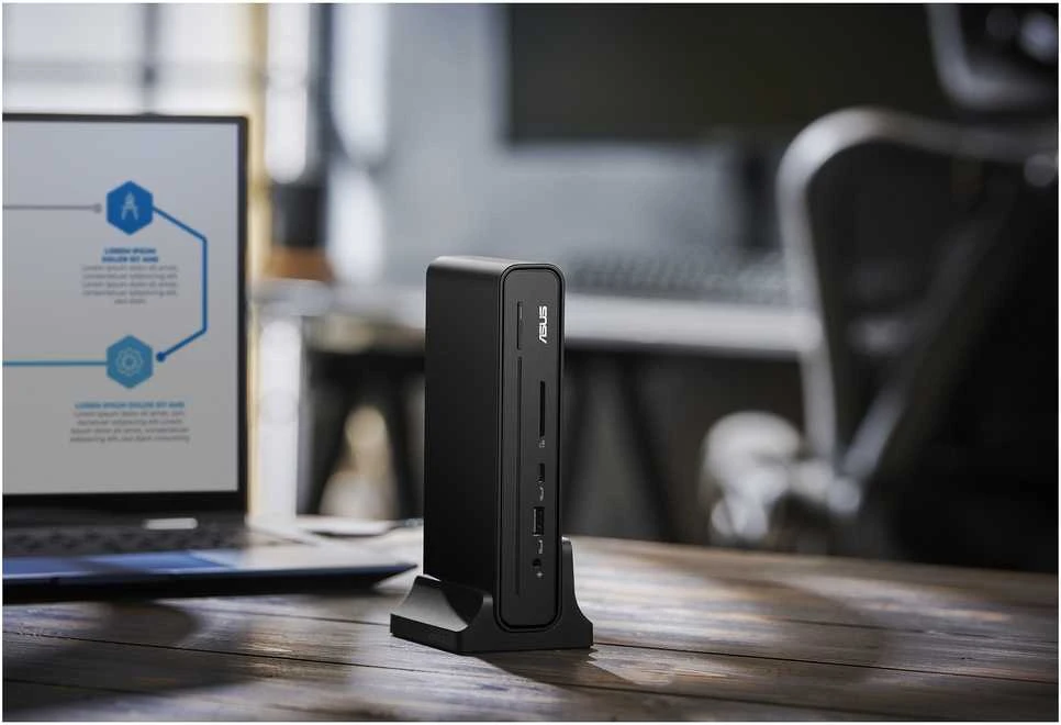 „Asus Triple Screen USB-C Dock Duo DC301 Duo“ | 90XB0A5N-BDS010 | Ethernet LAN (RJ-45) jungtys: 1 | DisplayPort jungčių kiekis: 2 | HDMI jungčių kiekis: 1