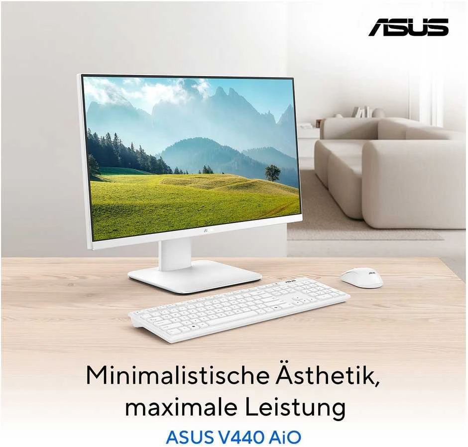Stacionarus kompiuteris ASUS AIO ExpertCenter P4 V440VAK-BPC273W, asmeninio kompiuterio sistema - juodas, Windows 11 Home
