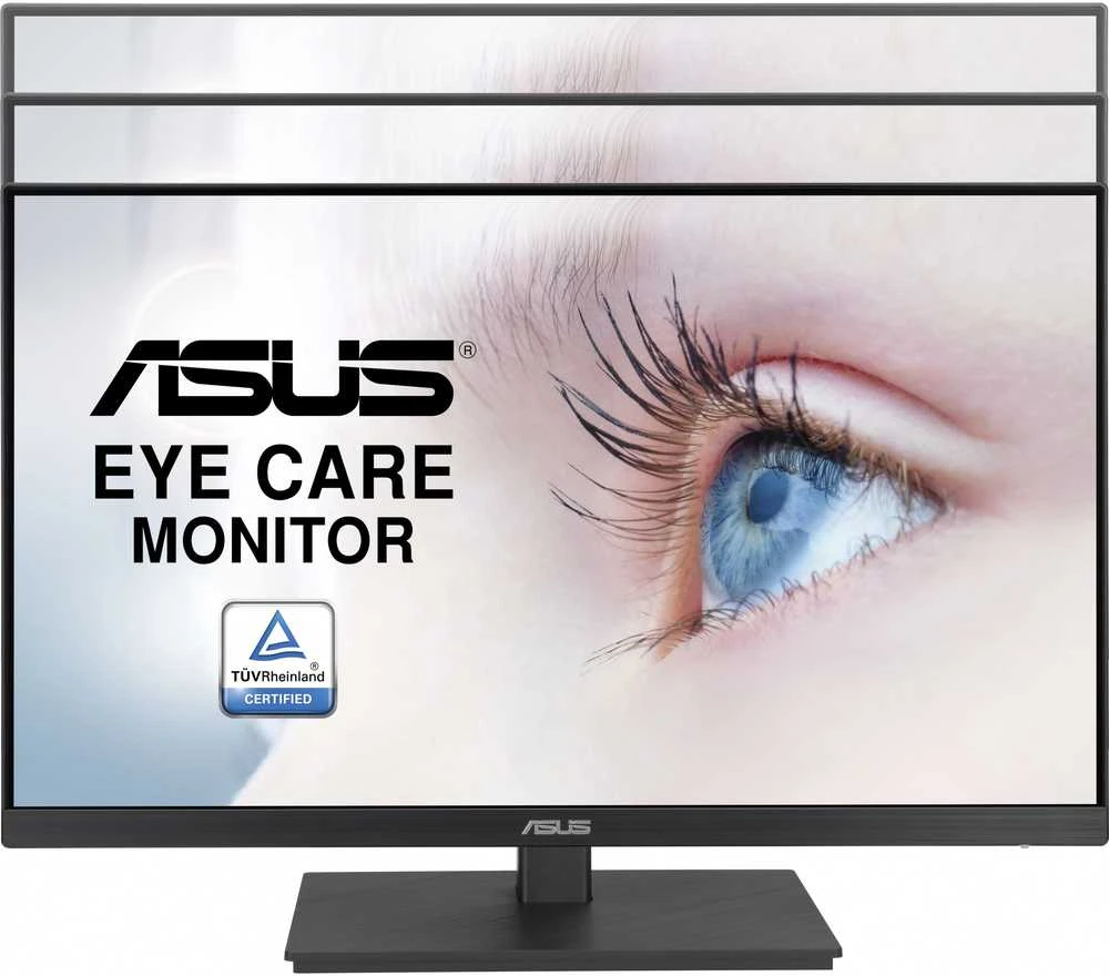 ASUS 23.8? 1080P MONITORIUS (VA24EQSB) – FULL HD, IPS, 75HZ, VIDUOTI GARSIAKARIAUSIAI, AKIŲ PRIEŽIŪRA, ŽEMAS Mėlyno ŠVIESA, BE BIRGOJIMO, MONTAVIMAS VESA, AUKŠČIO REGULIAVIMAS, BE RĖMŲ, EKRANAS, USB TRANSPORTAS, HDMI, VGA