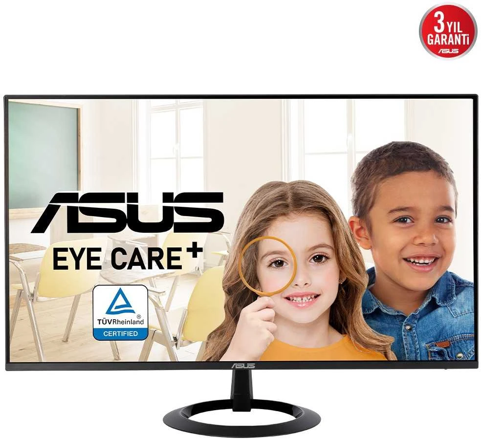 ASUS VZ27EHF Eye Care Gaming Monitorius 27 colių IPS WLED 1920x1080 16:9 100Hz 250cd/m2 1ms HDMI