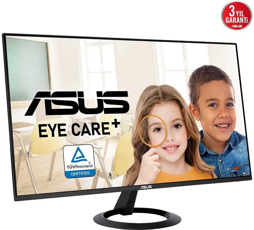 ASUS VZ27EHF Eye Care Gaming Monitorius 27 colių IPS WLED 1920x1080 16:9 100Hz 250cd/m2 1ms HDMI