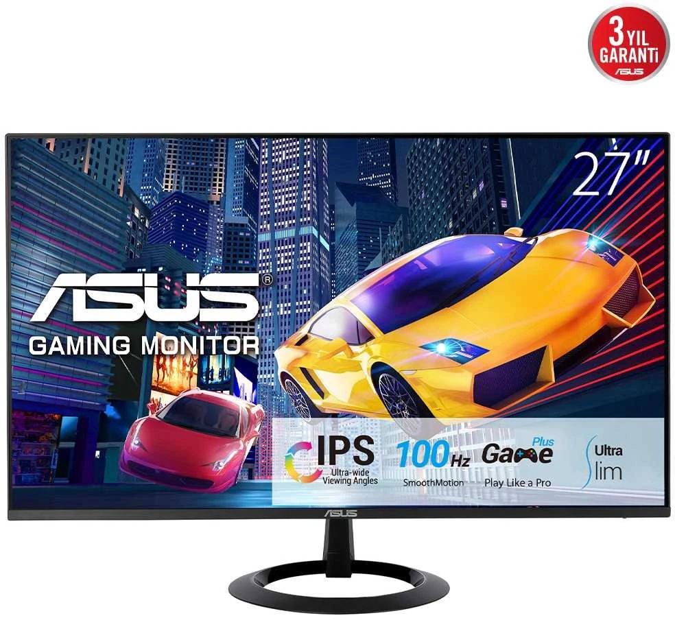 ASUS VZ27EHF Eye Care Gaming Monitorius 27 colių IPS WLED 1920x1080 16:9 100Hz 250cd/m2 1ms HDMI