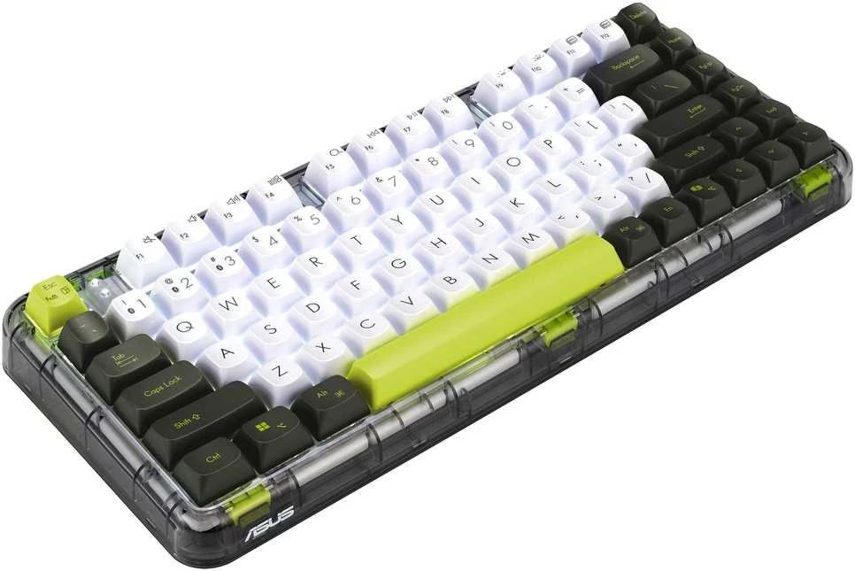 Carruzzo ASUS Jelly75 KD201 Klaviatūra/VT-GN/GE/83 klaviatūra Universalus USB + RF belaidė + Bluetooth Multi spalvos