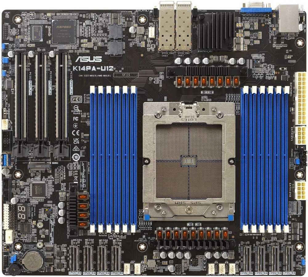 Pagrindinė plokštė ASUS K14PA-U12/ASMB11