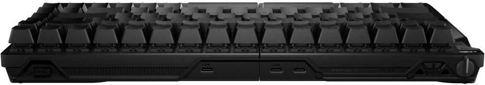 ASUS ROG Falcata žaidimų klaviatūra, 75 % padalinta, ROG HFX V2 magnetiniai jungikliai – UPS
